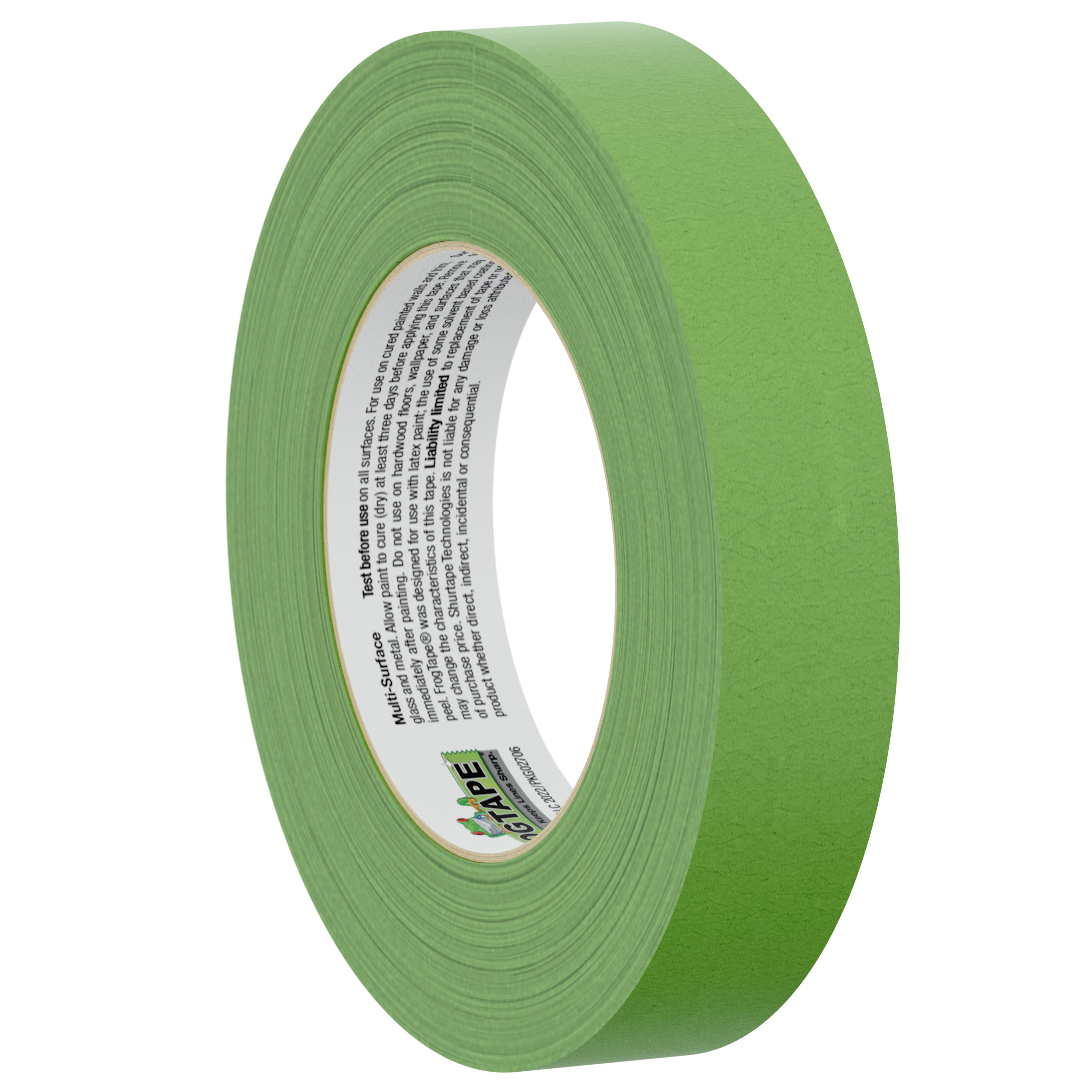 1 in x 60 yds Dark Green Colored Masking Tape