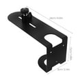 thumbnail image 2 of ETHZZLE Black Wall Mounted Projector Bracket with Adjustable Ceiling Mount and Smooth Silent Operation, 2 of 8
