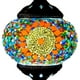 thumbnail image 2 of Candelabro Led Lámpara colgante de mosaico, lámpara de araña clásica de estilo turco exótico romántico, 2 of 6