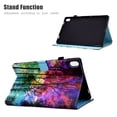 thumbnail image 6 of SaniMore iPad 10th Gemeration 2022 Covers and Cases, iPad 10.9 inch 10th Gen Cover with Pencil Holder, PU Leather Skin with Card Slots Auto Sleep/Wake Stand Smart Cover, Colorful Froest, 6 of 9
