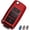 red, variant on Key Fob Cover Compatible with Fit for VW Jetta Golf Polo MK6 Passat Tiguan Beetle Keychain Case Holder Protector,silver