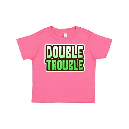 

Inktastic Doube Trouble Gift Toddler Boy or Toddler Girl T-Shirt