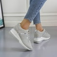 thumbnail image 4 of Automne Nouvelle Mode Décontractée Douce Bout Rond Chaussures de Sport à Paillettes pour Femmes, 4 of 9