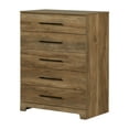 thumbnail image 2 of South Shore Barcelo 5-Drawer Chest for Adult, in Natural Mango, 2 of 12