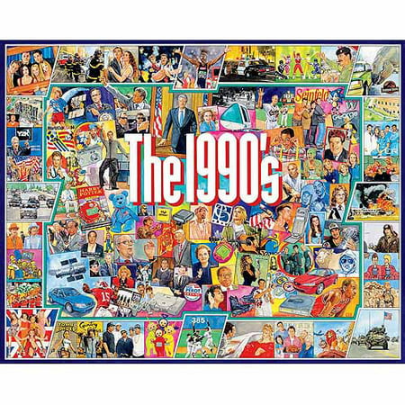 White Mountain Puzzles 1000-Piece Jigsaw Puzzle, The Nineties - Walmart.com