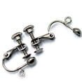 thumbnail image 2 of Pendientes de gancho Sunnimix Clip Negro Piezas en Pendiente Trasero de tornillo, 2 of 4