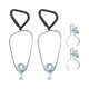thumbnail image 2 of 2 Pcs Reptile Lamp Shade Fixture Heat Bulb Clamp Light Shade with Detachable Aluminum Reflector 110‑240V5.5in US Plug, 2 of 2
