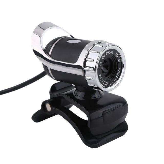 Peahefy Caméra Vidéo 360° Rotative Full HD 12 MP avec Caméra Web USB 2.0 et Microphone pour PC Portable à Pince