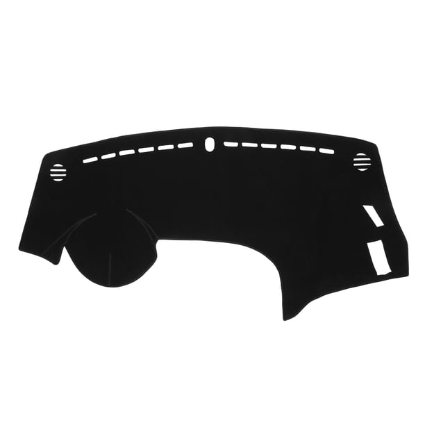 Alfombrilla de tablero antideslizante para consola central de automóvil Unique Bargains para Kia Forte 2014-2018, poliéster negro, 1Pc