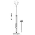 thumbnail image 3 of Black Friday TIMIFIS Kitchen Gadgets Milk Frother, Rechargeable Hand-Held Electric Milk Frother 3 Change USB Charging Can Be Used ForBulletproof Coffee Protein Drinks Matcha Coffee Whisk, 3 of 7