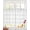 White, variant on Beige Boho Sheer Curtains 54 Inch Length 2 Panels Set for Living Room/Bedroom, Vintage Ethnic Tribe Abstract Art Geometric Kitchen Curtains Grommet Semi-Sheer Curtains Window Treatments 42"x54"x2
