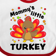 thumbnail image 4 of Inktastic Mommy's Little Turkey Boys or Girls Baby Bib, 4 of 4