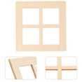 thumbnail image 5 of 30 Uds. Ventanas de madera en miniatura para casa de muñecas, Mini marco de ventana, modelo de madera, ventanas de 4 paneles para accesorios de muebles para casa de muñecas, 5 of 5