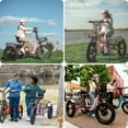 thumbnail image 3 of Lilypelle Peak 1100w Electric Tricycle for Adults, 7 Speed 20" x 4.0 " Fat Tire 3 Wheel Electric Bike, 48V 14.5Ah Removable Battery, Aluminum Motorized MountainTrike W/ Front & Rear Basket  & Cover, 3 of 13