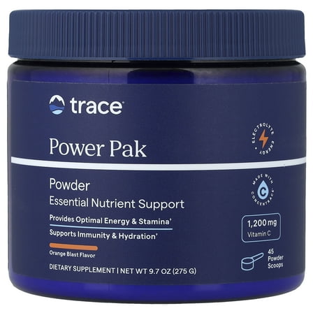 Trace Power Pak, Essential Nutrient Support, Orange Blast, 9.7 oz (275 g)