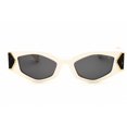 thumbnail image 2 of Philipp Plein SPP136M 5206K6 Unisex Shiny Beige Acetate Sunglasses, 2 of 2