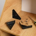 thumbnail image 1 of unbranded 10Ud Esquinero De Negro Para Refuerzo De Muebles Con Agujeros Precortados, 1 of 8