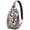 Aesthetic, variant on Colorful Sweet Treats Dessert Pattern Lightweight Sling Backpack Multipurpose Crossbody Bag for Travel