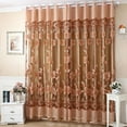 thumbnail image 2 of Flower Tulle Door Window Curtain Drape Panel Sheer Scarf Valances Curtain, 1 Panel, 2 of 5