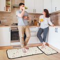 thumbnail image 6 of 2-Piece Kitchen Mat Set Non Slip Washable Floor Mats Decorative Rugs for Kitchen Sink Laundry Rainbow and Rabbit Pattern, 6 of 7