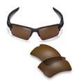 thumbnail image 6 of Walleva Brown Mr. Shield Polarized Replacement Lenses for Oakley Flak 2.0 XL Sunglasses, 6 of 6
