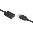 thumbnail image 2 of Yazoeia 4ft HDMI 8k Extender Coiled Cable, 180 Degree Angle HDMI 8K Male to HDMI 8k Female Extension Adapter Shield Cable, HDMI 2.1 Version Spiral Spring Cord, 8K@60HZ CJC912-16397, 2 of 7