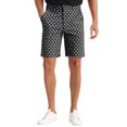thumbnail image 1 of Pantalones cortos de lunares INSPIRE CHIC para regalo del Día del Padre para hombres, pantalones cortos de golf impresos de verano por encima de la rodilla 28 negro, 1 of 6
