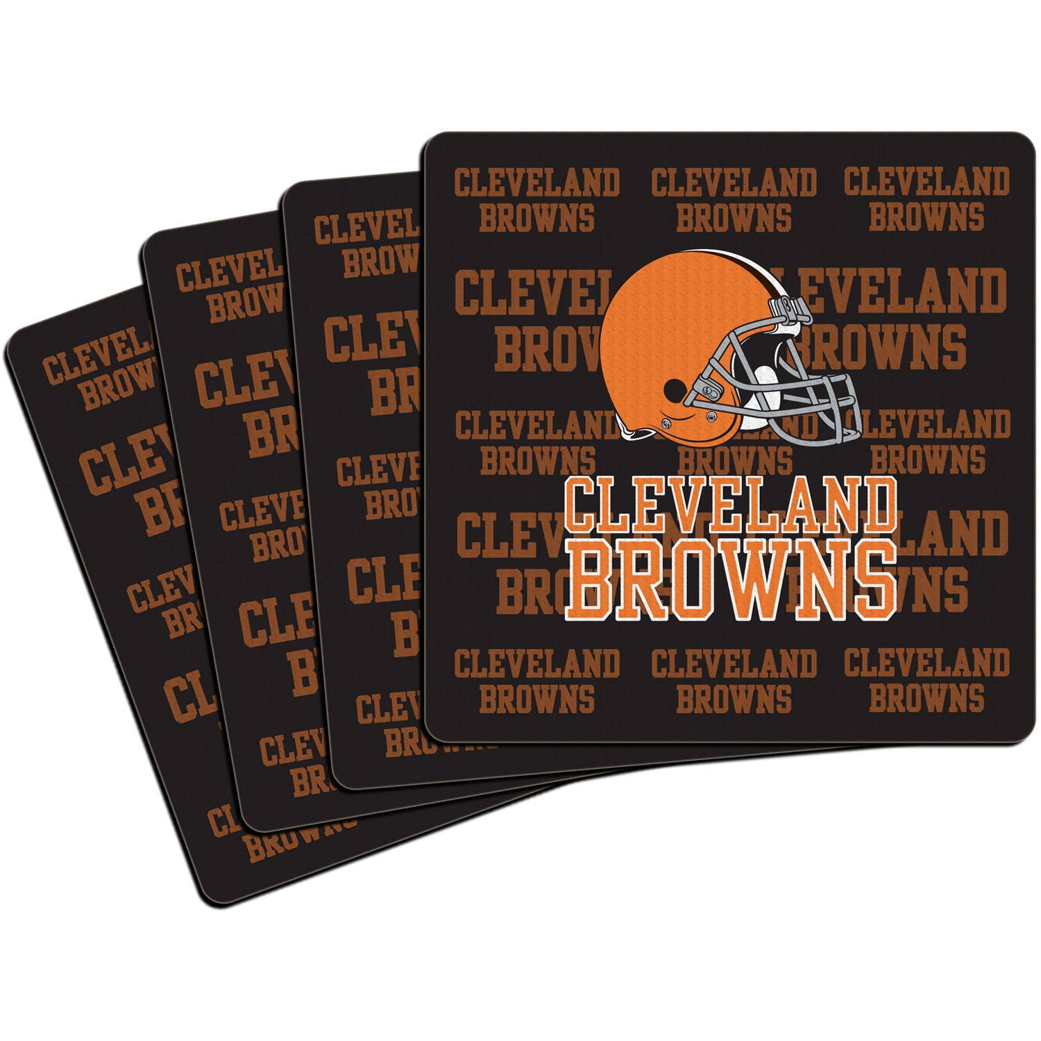 NFL Cleveland Browns 8-Pack Neoprene Coasters