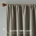 thumbnail image 7 of Better Homes & Gardens Julius Blackout Jacquard Curtain Panel, 1 Panel, Linen, 50" W x 84" L, 7 of 7