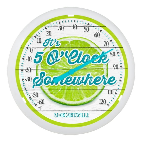 La Crosse Margaritaville 13.25 inch Analog Dial Thermometer, 104-38667MV-Int