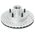 thumbnail image 3 of Geelife Front Performance Drilled Slotted Brake Rotor & Ceramic Pad Set for S10, 3 of 8