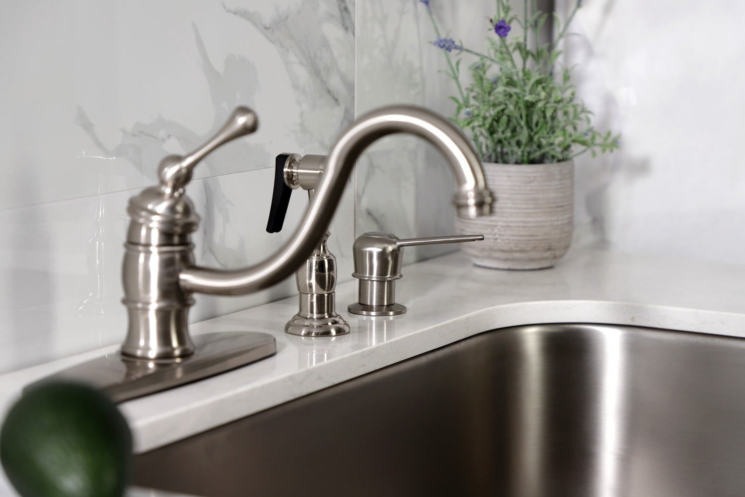 Kingston Brass SD1608 Heritage Soap Dispenser, Brushed Nickel