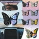 thumbnail image 4 of Colgante de mariposa con diseño de cordón y letra de flor para espejo retrovisor de coche, decoración de mariposa para coche B, 4 of 5