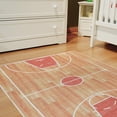 thumbnail image 2 of Sussex Home Low Pile Kids Rug for Playroom - Ultra-Thin Non-Slip Kids Area Rug - Washable Cotton Educational Rug for Kids Room - 39.5 x 59 Inches Basketball Rug for Kids, 2 of 8