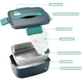 thumbnail image 4 of 2-in-1 Heated Lunch Box, 90W Portable Food Warmer with Removable Stainless Steel Container, 4 of 6