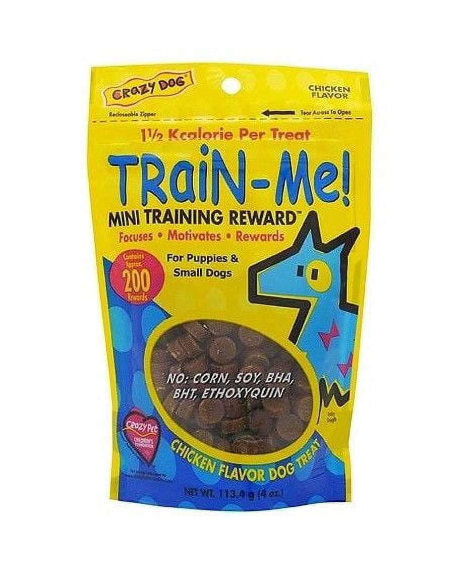 Dog Training Treat Sampler 3 Pack Train Me Mini Healthy Bacon Chicken Beef 4 oz