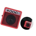 thumbnail image 1 of Mini Guitar Amplifier 5W Speaker with 3.5mm & 6.35mm Inputs 1/4 Inch Output Volume Tone Adjustment Overdrive Portable Lightweight for Indoor and Outdoor Use, 1 of 7