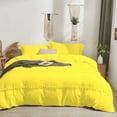 thumbnail image 2 of D.N.G. BEDDINGS 1 Piece Boho Chic Pom Pom Comforter, All Season Down Alternative Bedding Comforter - (Full/Queen Size, Yellow) 800 Thread Count, Egyptian Cotton., 2 of 6