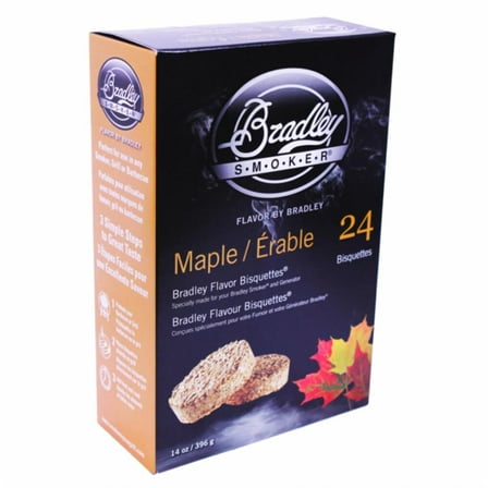 Bradley Smoker Maple Bisquettes--24 Pack