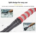 thumbnail image 5 of 27” Snow Brush and Detachable Ice Scraper with Ergonomic Foam Grip for Cars, Trucks, SUVs (Heavy Duty ABS, PVC Brush), 5 of 11