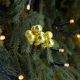thumbnail image 1 of Feltree Décorations de Noël Boules de Noël Bouquets de Fleurs Simulées Décorations Boules de Noël Fruits Rouges Fleurs Séchées, 1 of 8