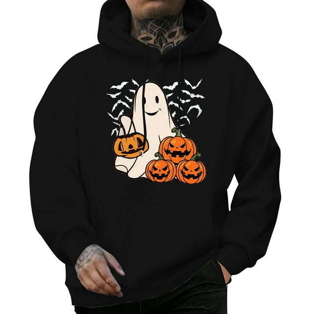 toraway Oversized Sweatshirt Couverture Mode Décontractée pour Hommes, Pull à Capuche à Manches Longues, S