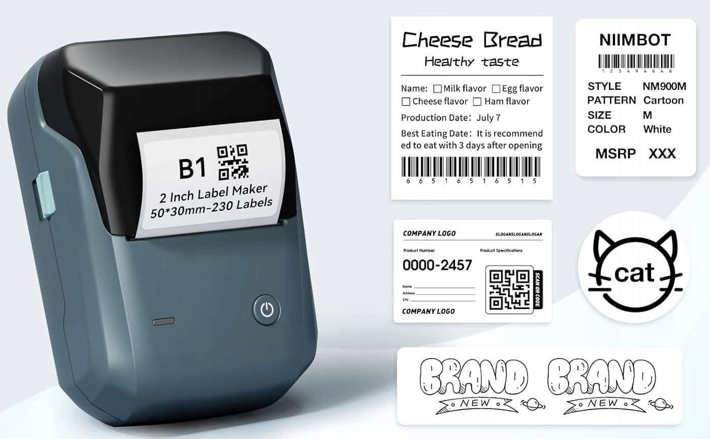 Bluetooth portable thermal label printer, commercial price tag printer