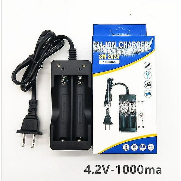 2 Slots Smart Charging 18650 Battery Li-ion Rechargeable Battery