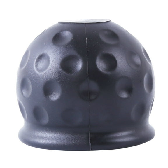 Trailer Ball Cover-Tow Bar Ball Cover Cap, Rubber Ball Hood, Trailer Hitch Protection, Black, Car Accessories, 50mm
