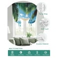 thumbnail image 2 of Summer Beach Coastal Tie Up Curtains for Windows 63 Inch Length Balloon Curtains Kitchen Adjustable Balloon Window Shade Palm Tree Sandy Vacation Tie Up Valance Bathroom Curtain Window 52"x63", 2 of 6