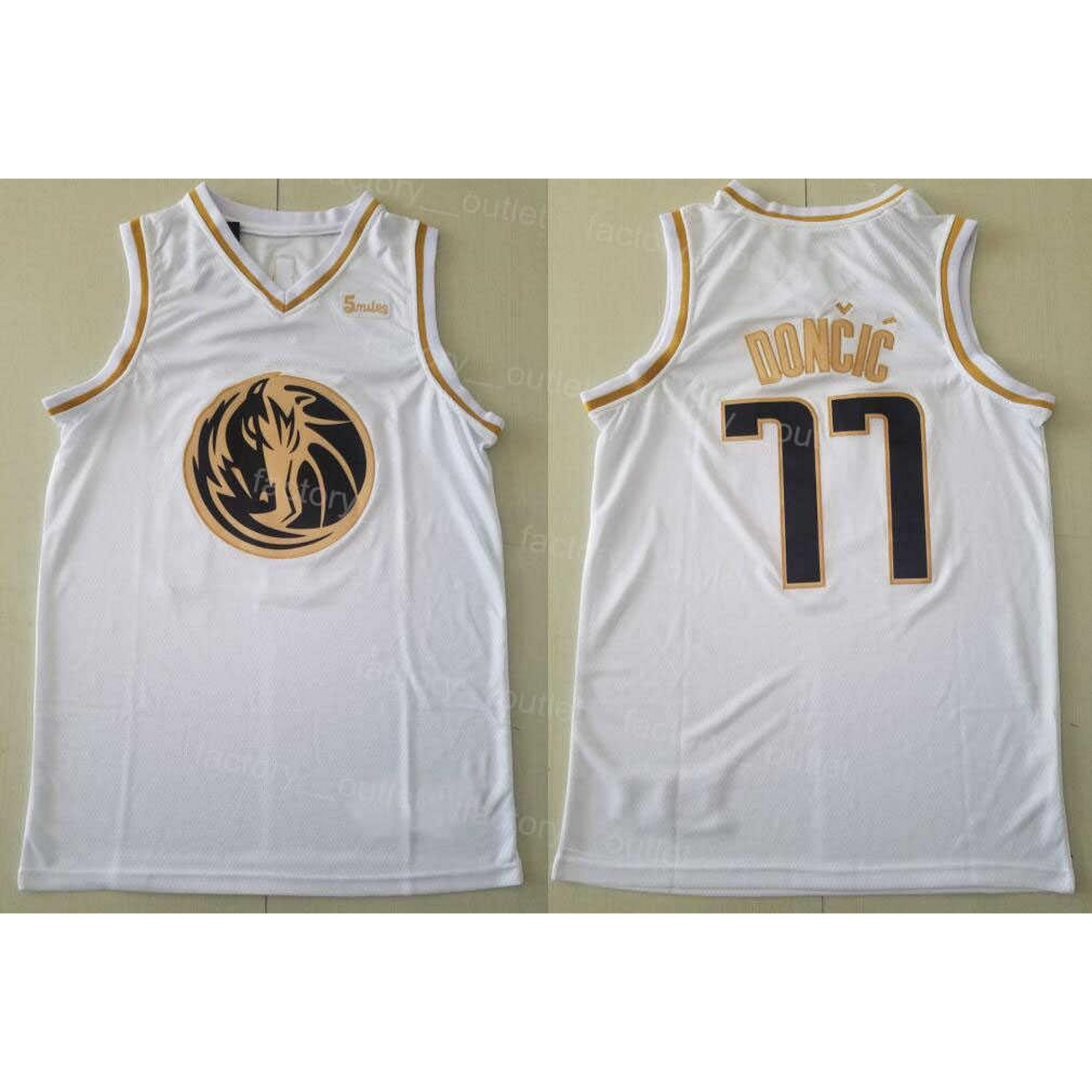 luka doncic black and gold jersey