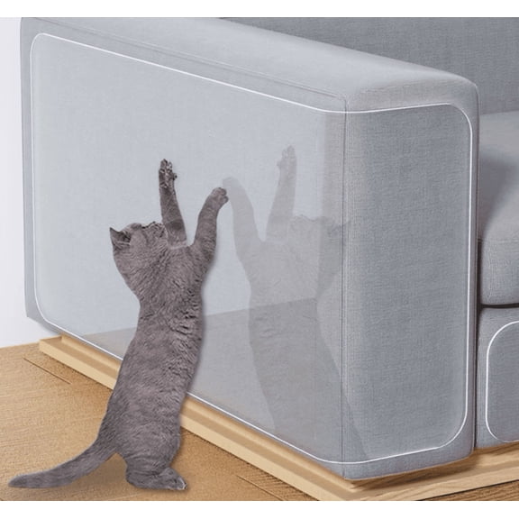 10 piece set of transparent scratch resistant furniture protective cover, cat and dog scratch resistant sofa and wall protective cover