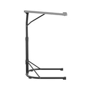 COSCO Multi-Functional Personal Folding Activity Table, Gray, Adjustable Height, Portable Workspace, Great for Snacking & Homework, Compact Fold, Space Saving
