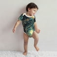 thumbnail image 3 of Kdxio Enchanted Forest Skull Path Pattern Unisex Baby Cotton Short Sleeve Bodysuits-12 Months, 3 of 5